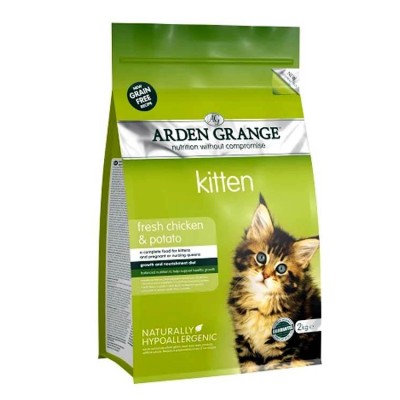 Arden Grange Fresh Chicken and Potato Grain Free Food for Kitten - 8 kg